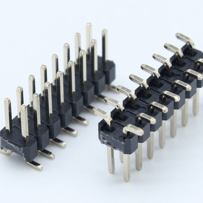 1.27mm 2.54mm Pin Header Wanita Konektor Emas Contact Plating
