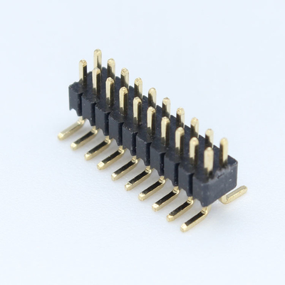 1.27mm 2.54mm Pin Header Wanita Konektor Emas Contact Plating