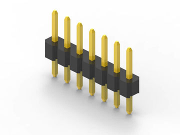 Custom 2mm Pitch Pin Header, 2 Pin hingga 80 Pin Single Row Male Pin Header