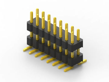 SMD Tipe Male Pin Header Connector 16 Pins Dual Row Current Rating 2.0 AMP