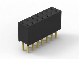 Board To Board Female Header Connector 26 Pin 2,00mm Pitch 4,3 mm Tinggi plastik