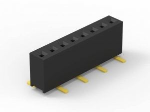 Kepalanya lurus SMD Wanita, Single Row Header Wanita 1.27mm Pitch