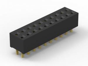 1.00 Mm 8 Pin Kepala Wanita, Kepala PCB Wanita Tahan Tegangan 500 V