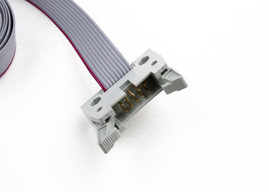 2 * 5 Pin IDC Ribon Kabel Majelis, 2,54 mm Pitch Ribon Kabel PVC Material
