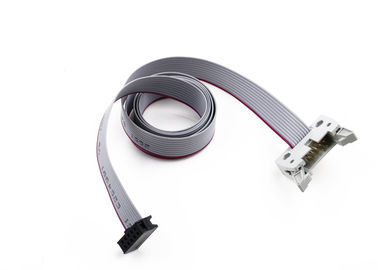 2 * 5 Pin IDC Ribon Kabel Majelis, 2,54 mm Pitch Ribon Kabel PVC Material