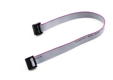IDC Konektor Flat Ribbon Kabel Majelis Hook persegi panjang yang berbeda