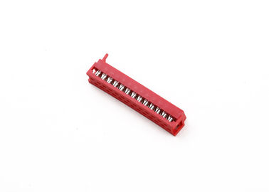 1.27 Mm Micro Match IDC Kabel Connector Crimp Dengan Flat Ribbon Kabel