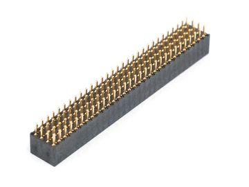 DIP 4 X 10 Pin Female Header Connector 2.00mm Empat Baris Fosfor Bronze Contact Material