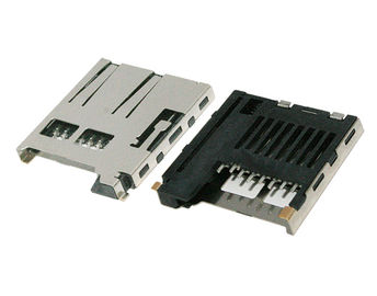 Surface Mount Tf Card Connector, Micro SD Card Socket Rated Current 0,5 A