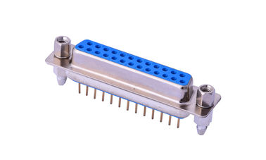 VGA Socket 25 PIN D Sub Connector 1000M Resistensi Isolasi Omega Min