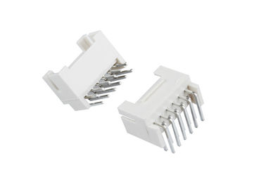 Dual Row FPC Kabel Connector 1.25 MM Pitch Congave Bending Melalui Lubang