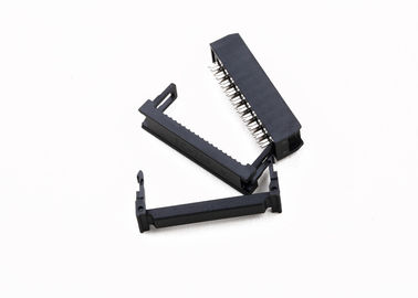 Wanita IDC Socket Connector PBT Isolation Dual Row RoHS/Reach Certification