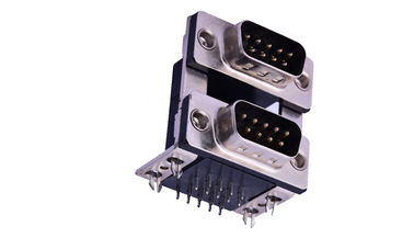 Pria Micro D Sub Konektor Tegangan Resistensi 500V VGA Konektor Socket Kombinasi