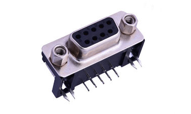 Komputer D Sub Input Output Konektor 25 M Omega Max Contact Resistance Disesuaikan