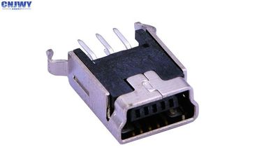 Ponsel Mini 180 derajat USB konektor, SMD Micro USB Male konektor