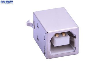 White Core Mini USB Female Connector, 1.0A Nominal Current Mini USB Connector