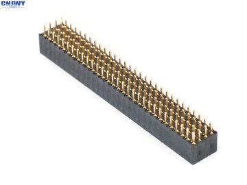 DIP 4 X 10 Pin Female Header Connector 2.00mm Empat Baris Fosfor Bronze Contact Material