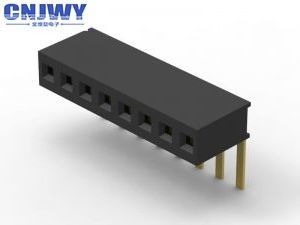 6 Pin Untuk 40 Pin Wanita Header Konektor 1.27mm Pitch Hitam awet