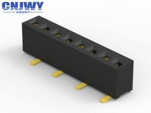 U Terminal Female Header Connector 1.27mm Plated Finsh