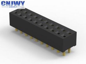 1.00 Mm 8 Pin Kepala Wanita, Kepala PCB Wanita Tahan Tegangan 500 V