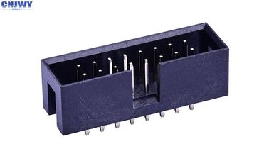 PCB DIP Box Header Connector persegi panjang 2 * 12 Pin Resistensi Isolasi