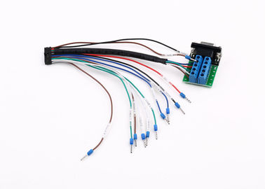 I / O Breakout Kabel Listrik Majelis DGB9FT Dengan 2,0mm DuPont Berbagai Warna Wire