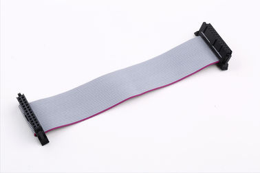 2.54mm Pitch Flat Ribbon Kabel Majelis Majelis Dengan Butterfly Hook PVC Kabel
