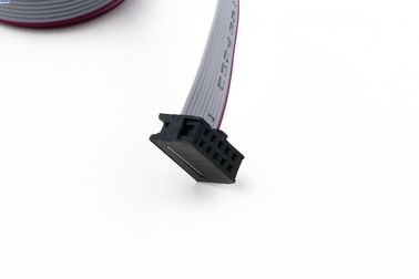 Data Flat Cable Assembly dengan 10 Pin Black FRC Connector