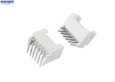 Dual Row FPC Kabel Connector 1.25 MM Pitch Congave Bending Melalui Lubang