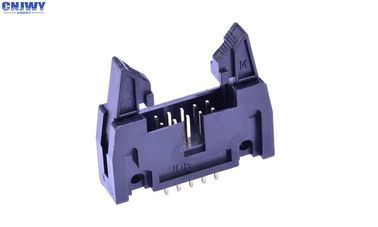 Black PCB Wire To Board Connectors Gold Flash 1000MΩ Min Resistensi Isolasi: