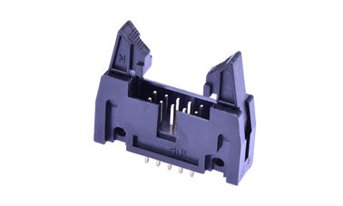 Black PCB Wire To Board Connectors Gold Flash 1000MΩ Min Resistensi Isolasi: