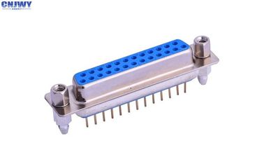 VGA Socket 25 PIN D Sub Connector 1000M Resistensi Isolasi Omega Min
