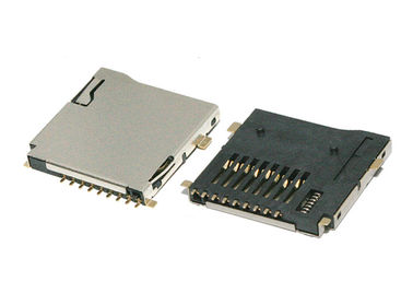 TF Pengelasan Eksternal Micro SD Card ConnectorHolder 9 PIN Four Feet Self Shell Type