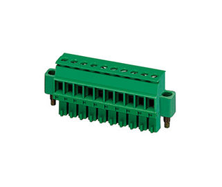 AC 2000V Surface Mount Terminal Blocks PA66 SN Plated 30-16AWG H18.8mm DIP Dengan Sekrup