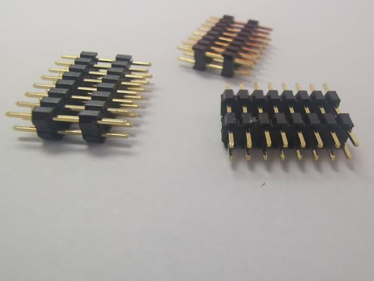 Daya tahan 20 Pin PCB Header Connector 1mm Pitch Connector Dual Row