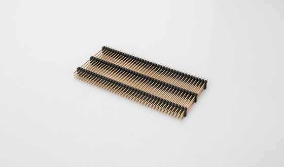 Dual Row PA6T Pitch 2.54mm 48P DIP Pin Header Connector