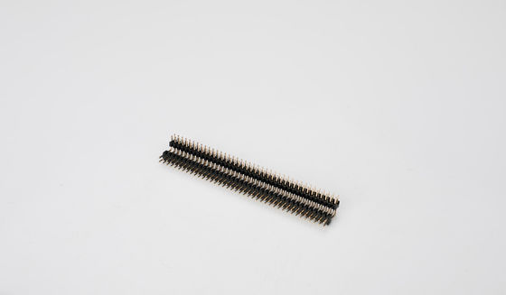 Pemasangan Emas Pria Pin Header Connector PH2.54mm L44 2X11P DIP 180 derajat