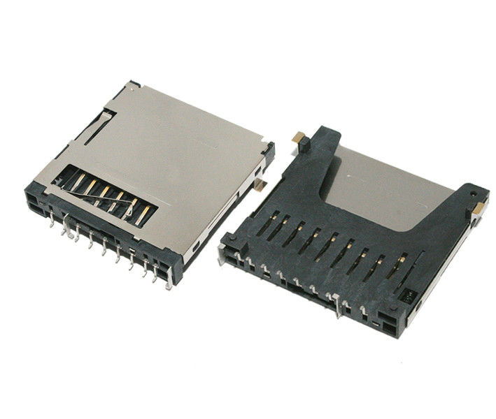 Mobil Multimedia Sd Card Connector, Sd Card Socket Resistensi Tegangan Tinggi