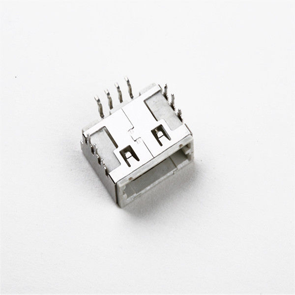 Mobil 4Pins konektor USB belakang SMT Tipe