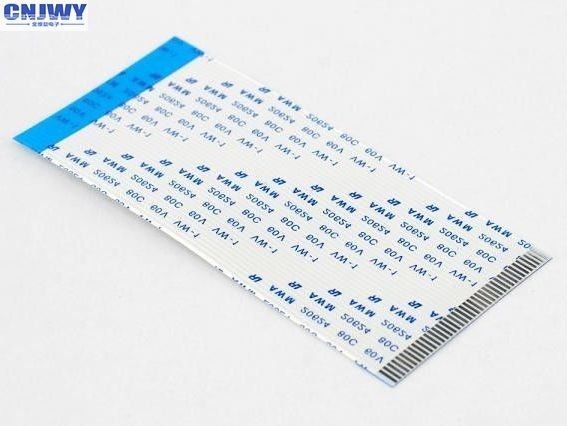 Transmisi sinyal Kabel pita biru FFC Tipe B 60 pin 80 mm Panjang