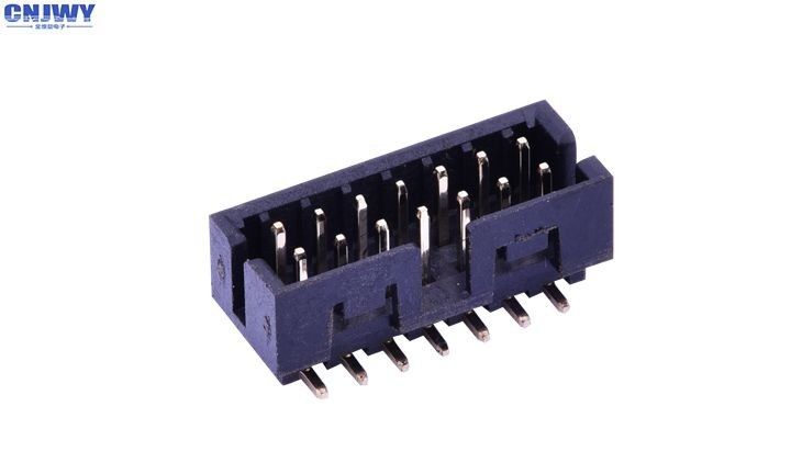 Lantai Horizontal Mount Pin Header, 2 * 07 Pin 2 mm Header Connector