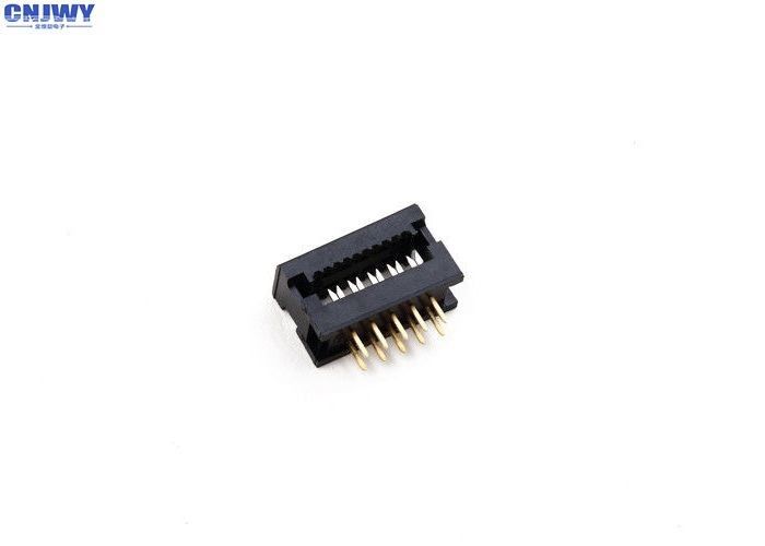 2 * 5 pin DIP Plug Connector 2.54mm Pitch Dual Row PBT Material Insulation Resistance