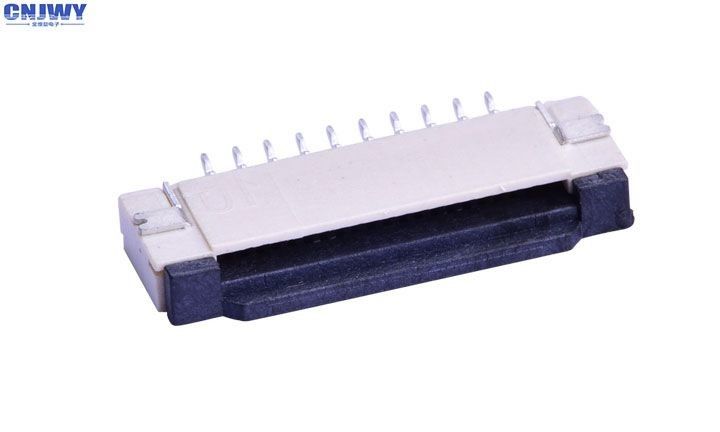 Konektor Kabel FPC Kontak Horizontal 1,0 mm Untuk Peralatan Elektronik