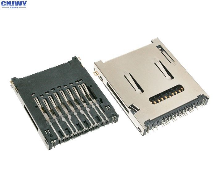 Konektor Kartu Micro SD Tiga Dalam Satu Versi Tai Ho Bahan kontak tembaga