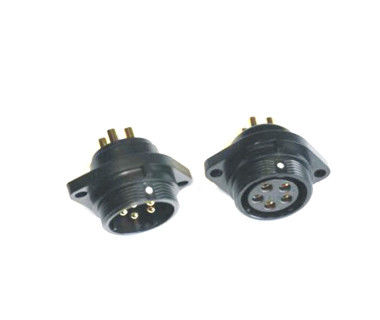 Konektor Blok Terminal Penerbangan Plug Pria &amp; Soket Wanita 6 PIN 5A Untuk lampu LED