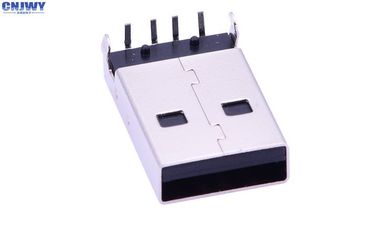 4 Pin PCBA Male Micro USB Input Output Konektor Plastik 100V Voltage Resistance