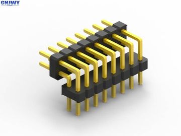 Konektor Pin Sudut Kanan PCB, Konektor Header 20 Pin Bulk yang tahan lama