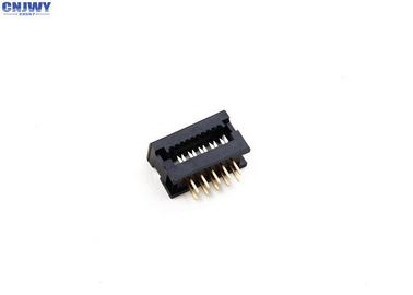 2 * 5 pin DIP Plug Connector 2.54mm Pitch Dual Row PBT Material Insulation Resistance