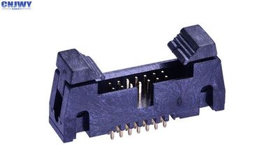 Dual Row Wire To Board Power Connector, melalui lubang Pcb terminal Connector