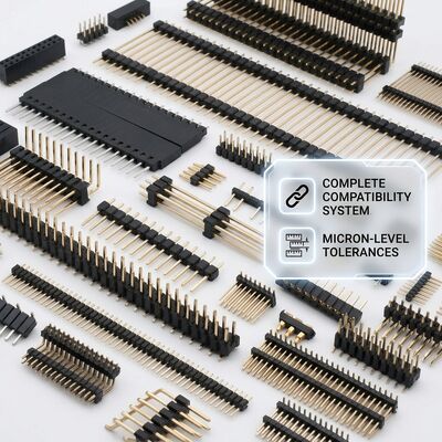 SMT Dual Row Surface Mount Male Pin Header Connector 2.54mm Pitch PCB 80-Pin Reflow Kompatibel